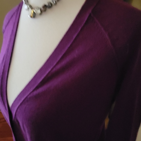 A/X ARMANI EXCHANGE | PURPLE CARDIGAN - Picture 9 of 14
